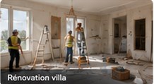 Chantier rénovation villa